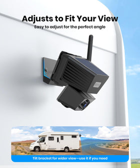 AUTO-VOX solar panel helps maintain power for longer outdoor use.