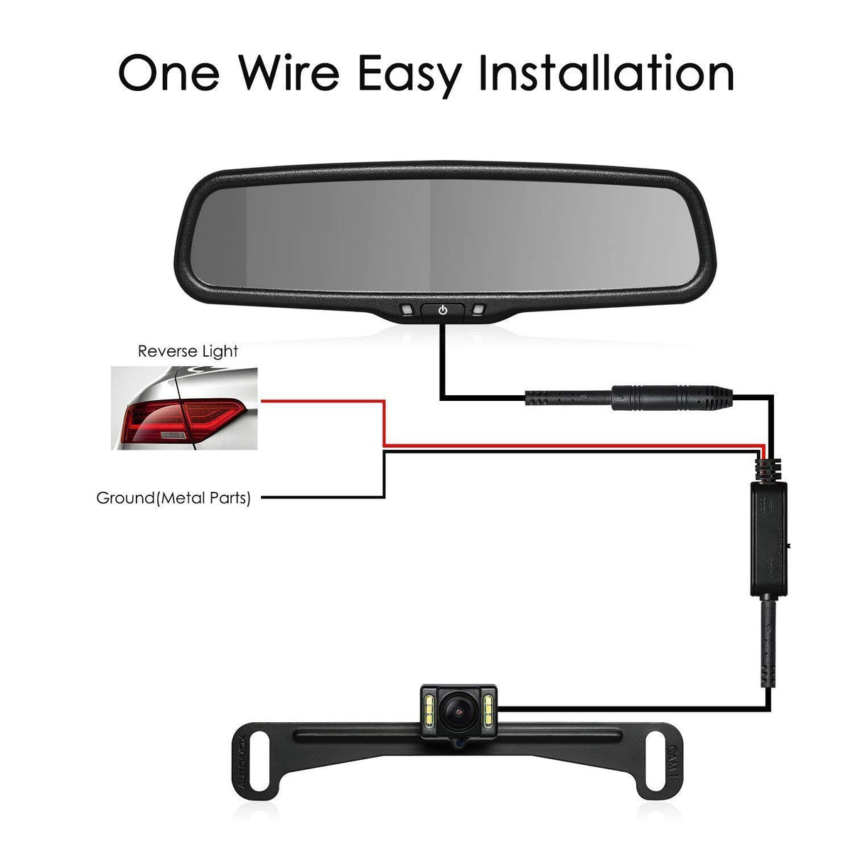 AUTO-VOX T2 6-meter video cable supports larger vehicles