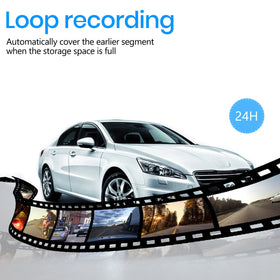 AUTO-VOX T9 140-degree view minimizes blind spots while reversing.