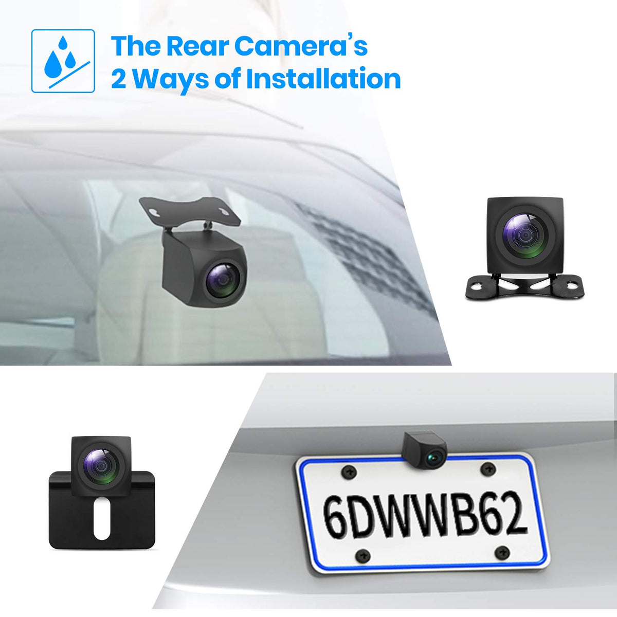 AUTO-VOX T9 includes multiple adapters to fit most vehicles.