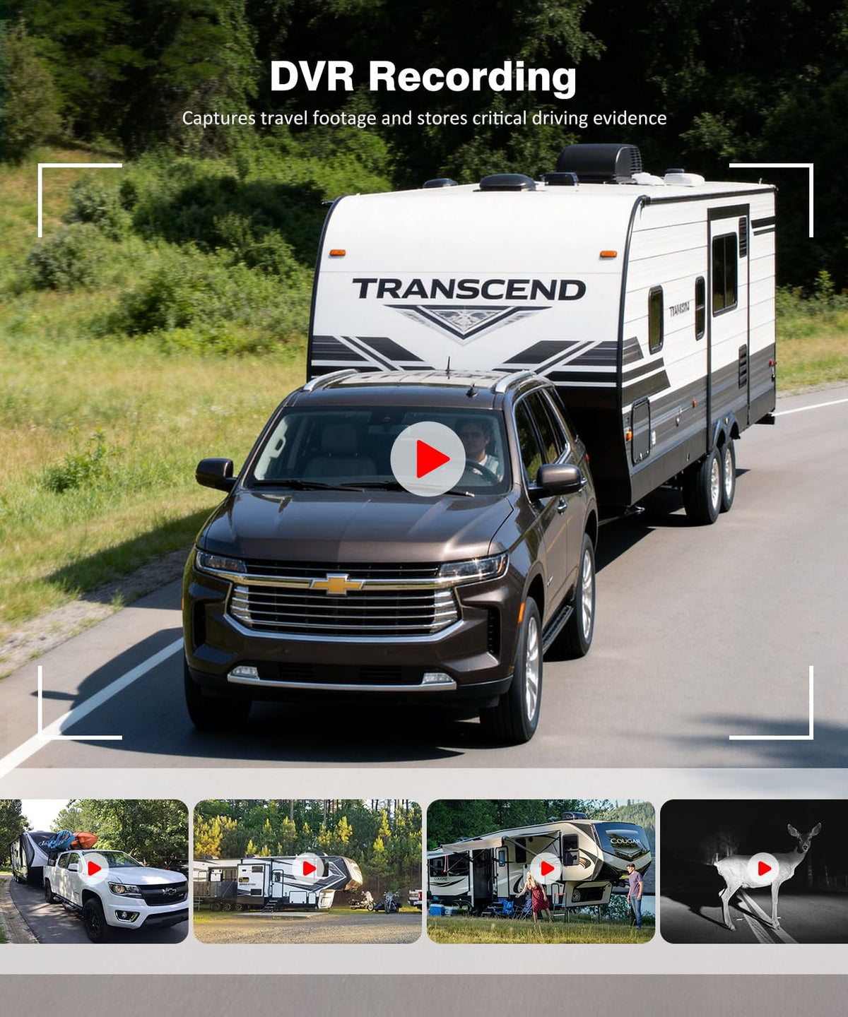 AUTO-VOX flexible power options USB and 12V for RV installations