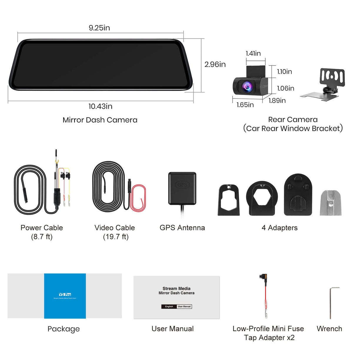 AUTO-VOX V5PRO ACC power setup provides seamless installation without extra chargers.