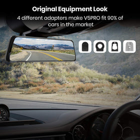 AUTO-VOX V5PRO night vision with WDR enhances visibility when lights change.