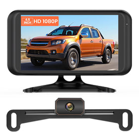 Auto-VOX W5 1080p monitor shows crisp parking feedback.