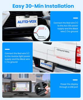Auto-VOX wireless signal up to 35 feet for steady real-time view.