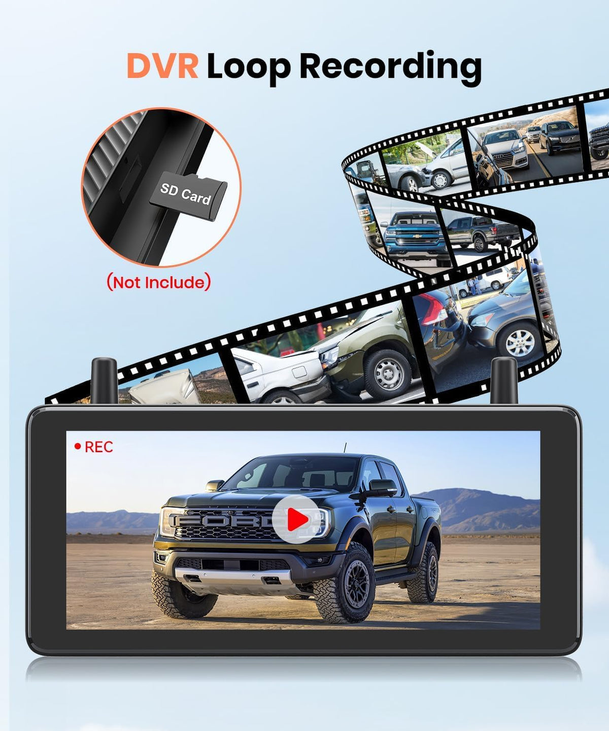 AUTO-VOX wireless signal stays stable through city streets and countryside.