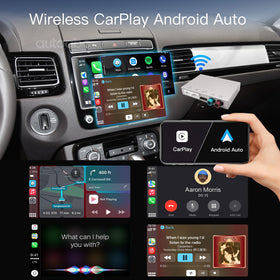 AutoABC rear-view and 360° camera compatibility aids parking in Touareg.