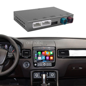 AutoABC mirrorlink projection on Touareg enhances smartphone mirroring.
