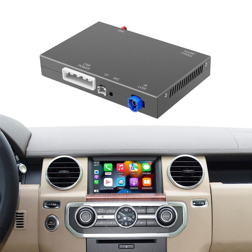 AutoABC wireless CarPlay module dashboard integration enhances navigation.