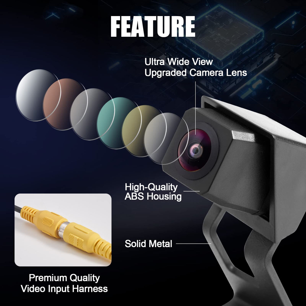 AUTOBABA camera waterproof seal detail demonstrating resistance to weather