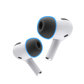 AutoLine Pro Foam Masters ear tips in-ear fit for AirPods Pro.