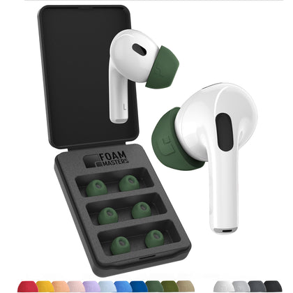AutoLine Pro front packaging showing forest green foam tips and benefits