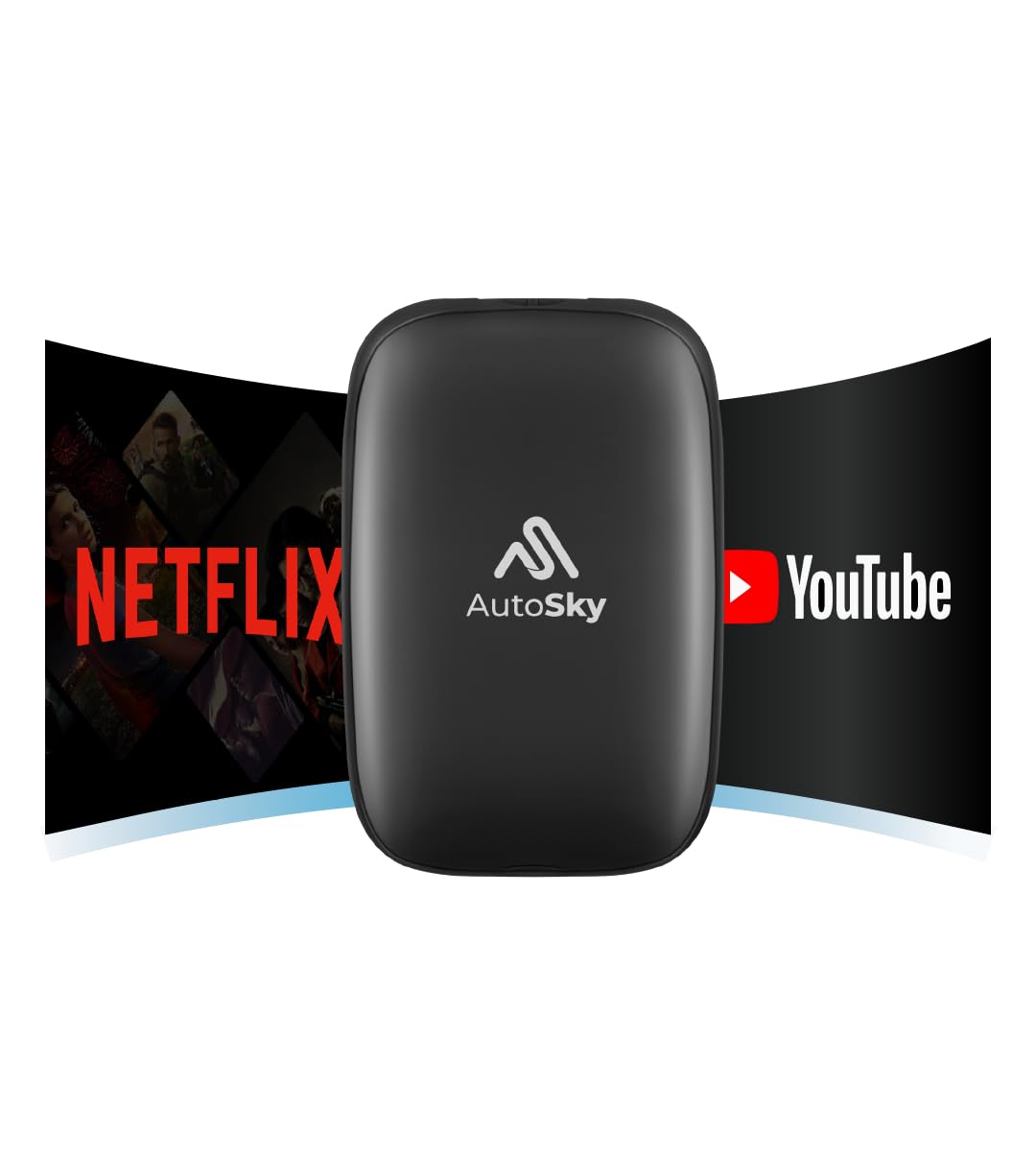 AutoSky AI Box Lite — wireless carplay and android auto in action for seamless infotainment.