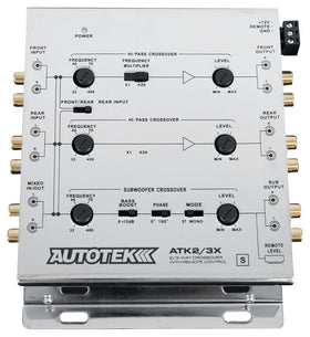 Autotek wired remote for ATK2 giving on-the-fly bass control from the driver seat