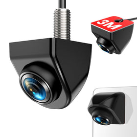 AUTO-VOX front packaging showing compact camera and benefits of discreet fit
