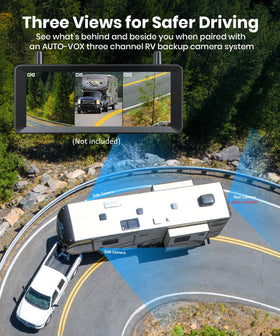 AUTO-VOX RV backup camera 1080p clarity for easy parking