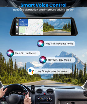 AUTO-VOX T11 split camera design avoids obstructions during installation