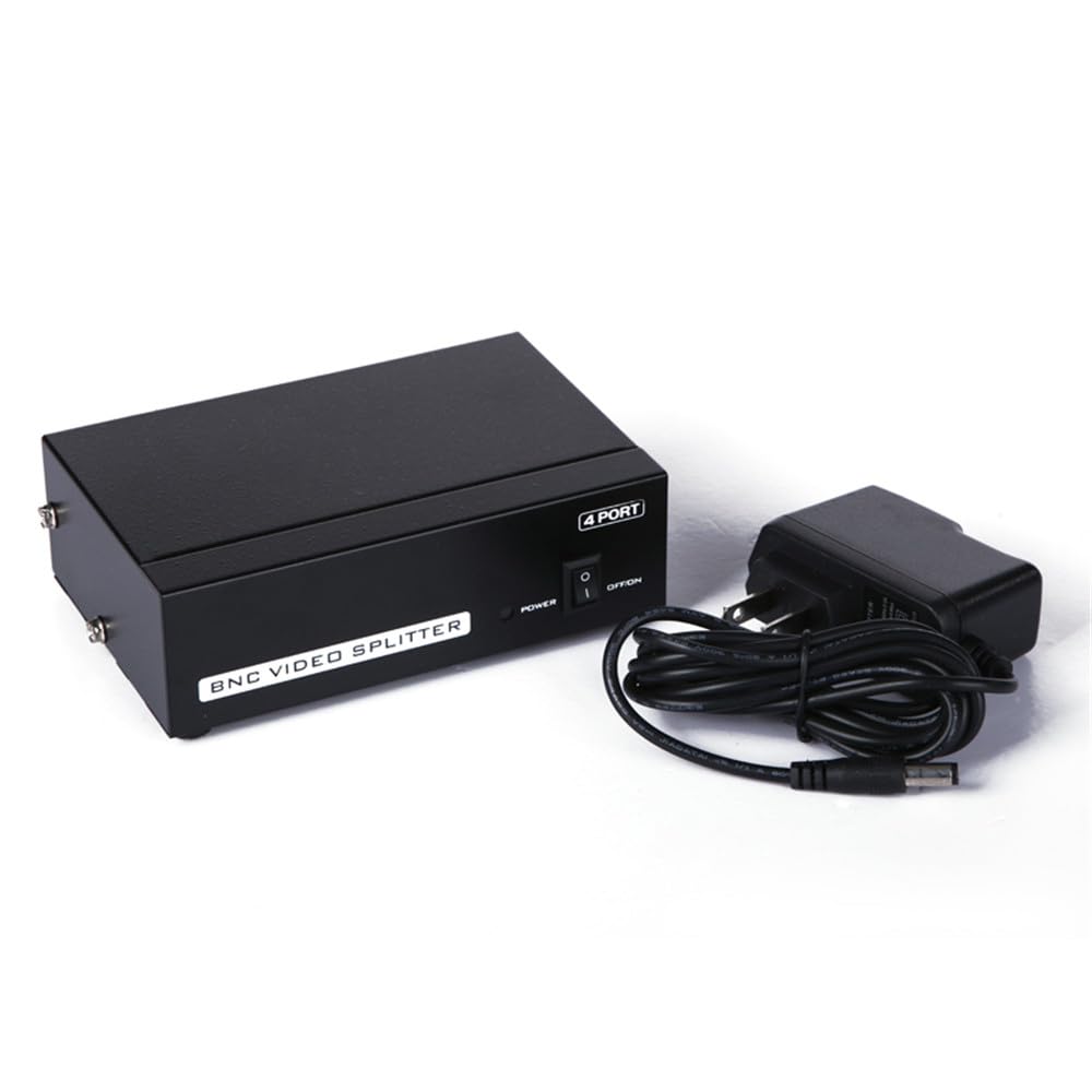 AuviPal 4-Port BNC splitter packaging and included accessories ready for setup