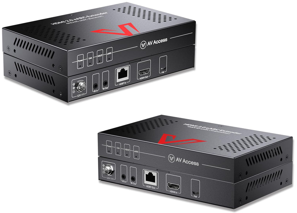 AV Access HDMI eARC Extender enables 131ft video transfer over Cat6
