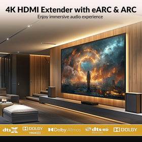 AV Access HDMI eARC Extender supports Dolby Atmos for immersive audio