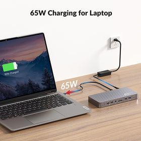 AV Access iDock P10 USB-A ports and SD card reader for a complete desk