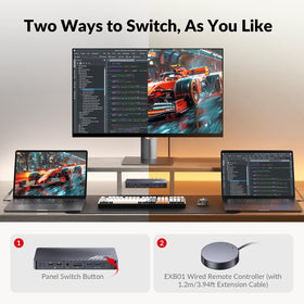 AV Access USB-C MST port enabling dual 4K video and fast data transfer