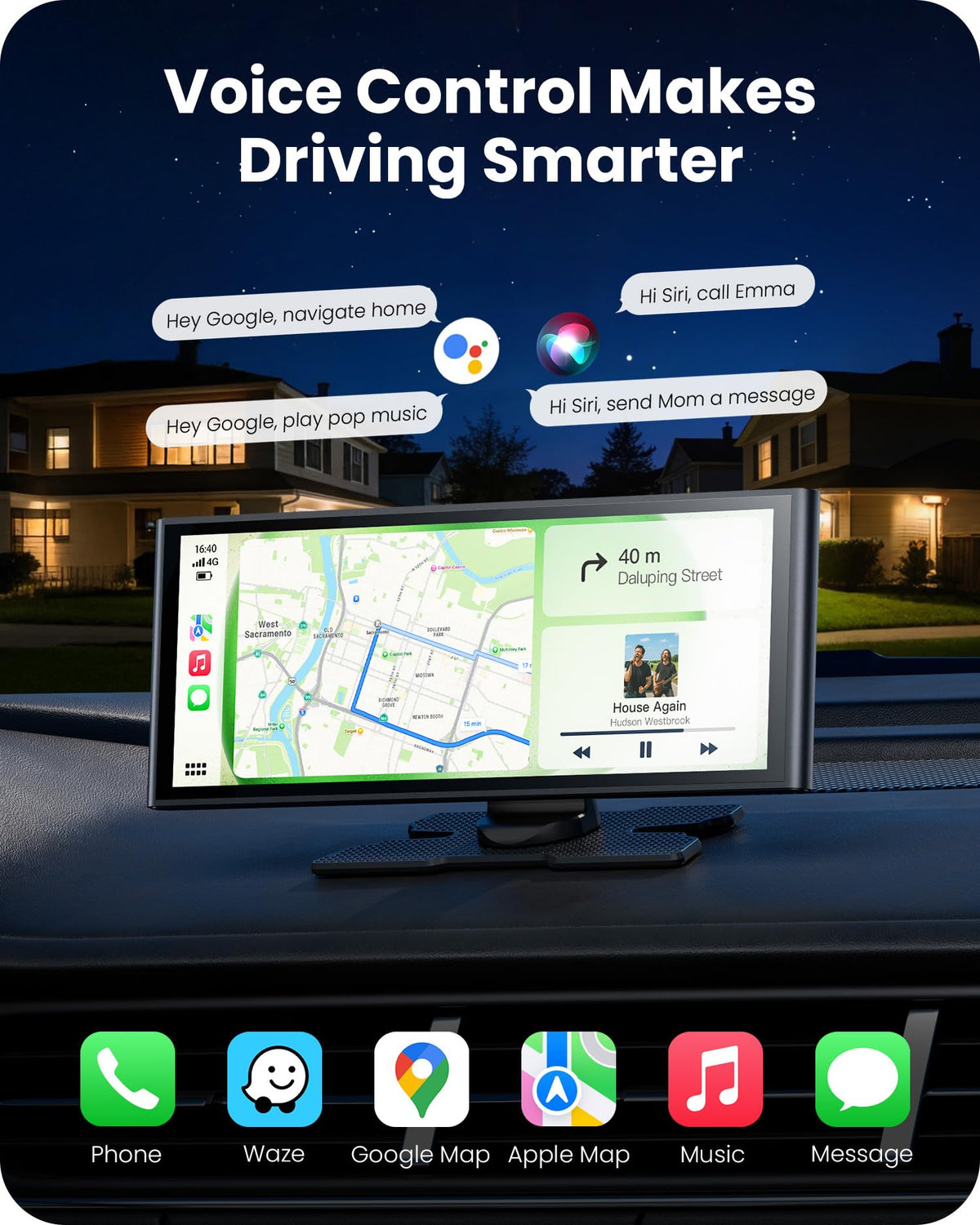 Avaett backup camera view with display for safer reversing