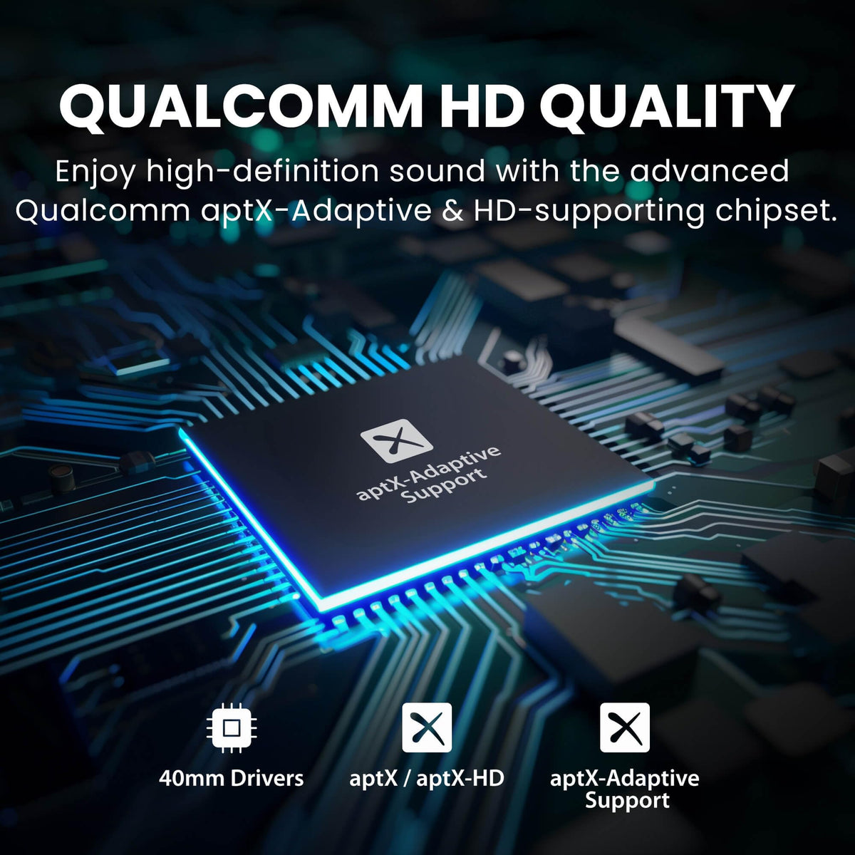 Avantree Audition 3 Qualcomm HD audio delivering rich stereo TV sound