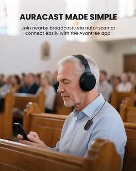 Avantree AuraGo wired headphones upgrade to wireless with low-latency audio