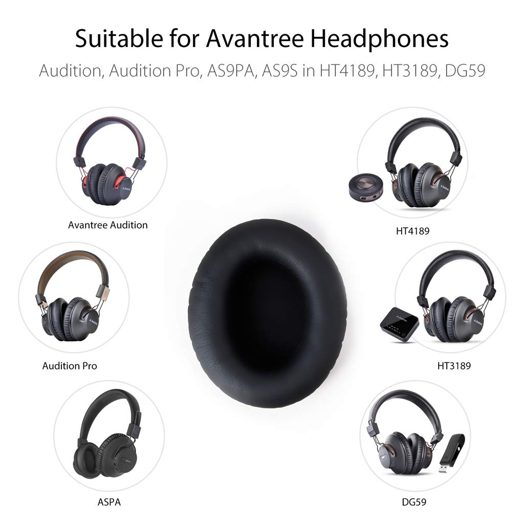 Avantree compatibility-focused earpads with HT5009 and DG59M visuals