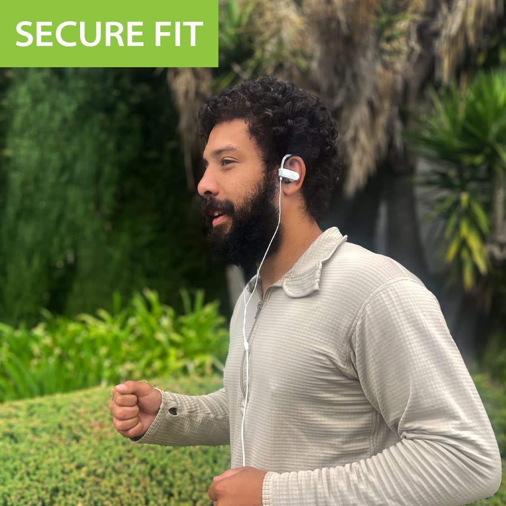 Avantree E171 ear hooks provide secure fit during running and training