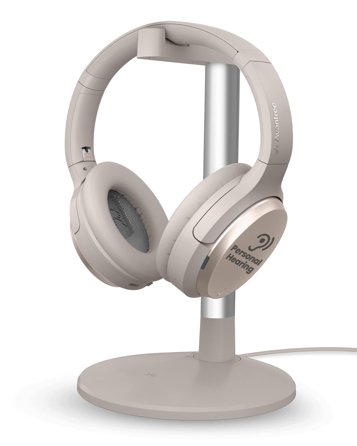 Avantree Eon Me hearing test for left and right ears personalizes sound for clarity.