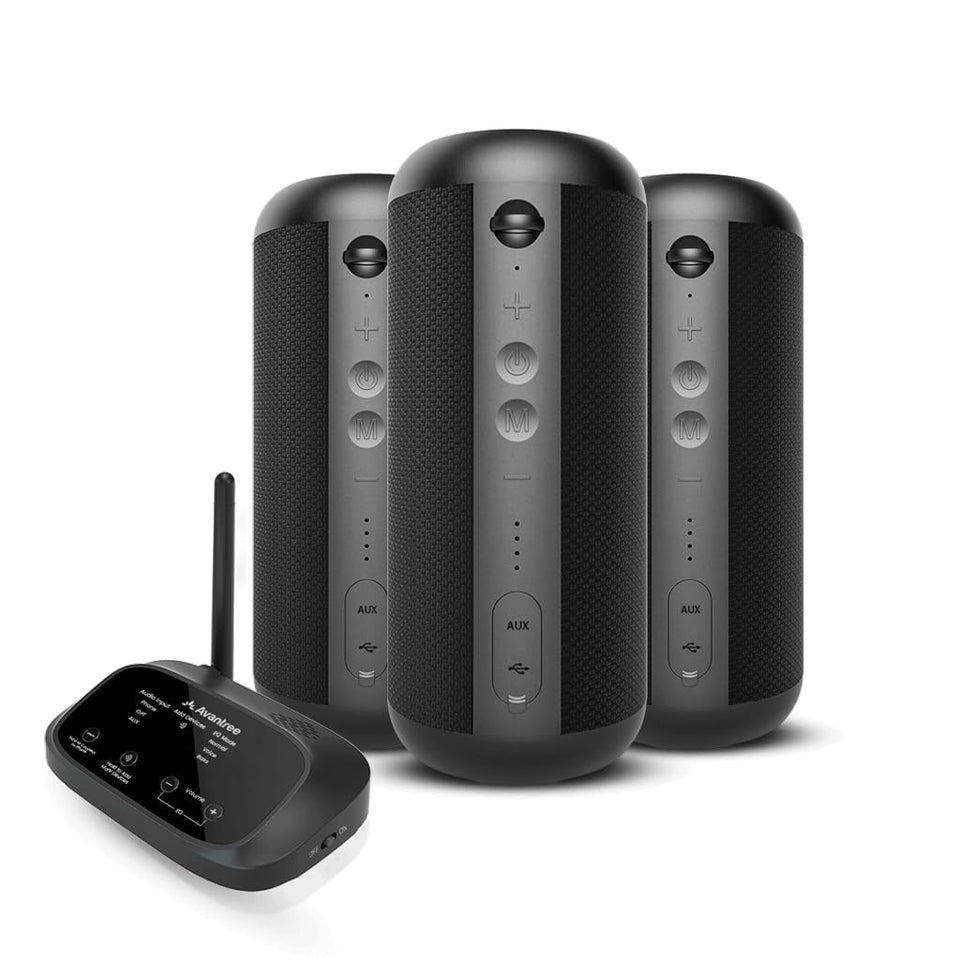 Avantree Harmony 2 multiroom system delivering synchronized audio across rooms for seamless listening.