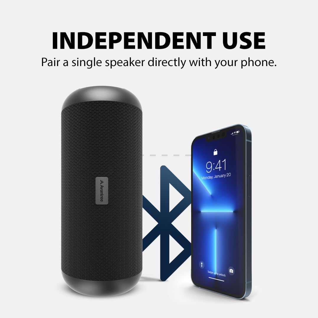 Transmitter-to-speaker connections enable effortless TV and media playback across rooms.