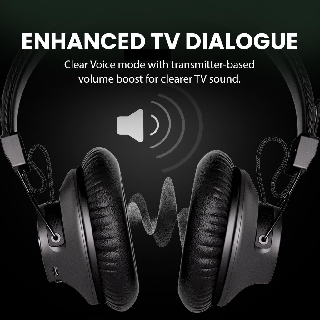 Avantree HT5009 Plus transmitter and cables shown for easy wireless TV setup