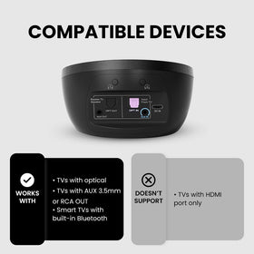 Avantree Medley Air quick setup without apps or Wi‑Fi required.