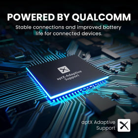 Avantree NB16-Q features Qualcomm aptX Adaptive for clear sound and stable connections.