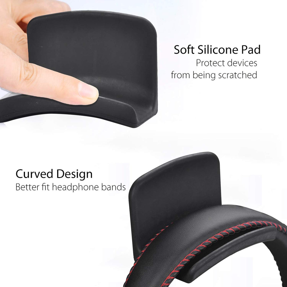 Avantree Neetto HS907 soft silicone cover protects headphones from scratches.