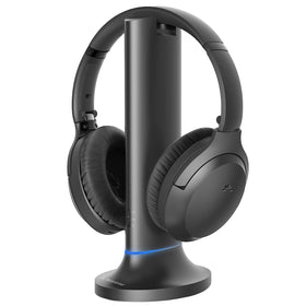 Avantree Opera headphones close-up show a comfortable design for long TV watching sessions.