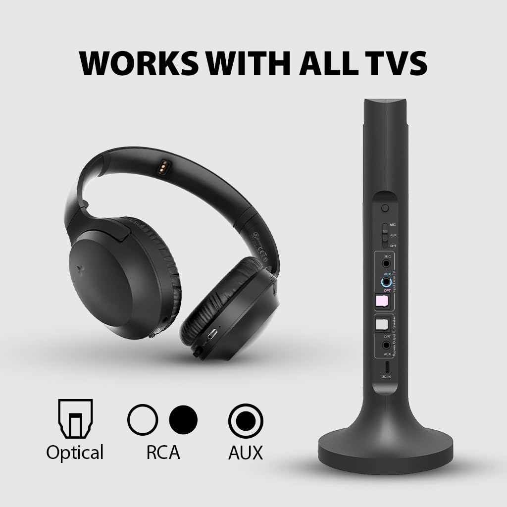 Avantree Opera pairing with a smart TV for quick wireless setup.