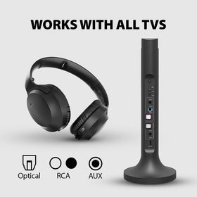 Avantree Opera pairing with a smart TV for quick wireless setup.