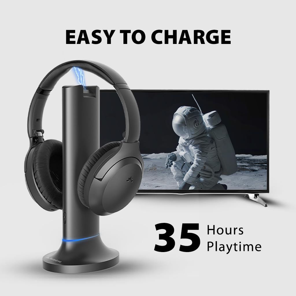 Avantree Opera volume-boost highlights clearer dialogue for challenging listening environments.