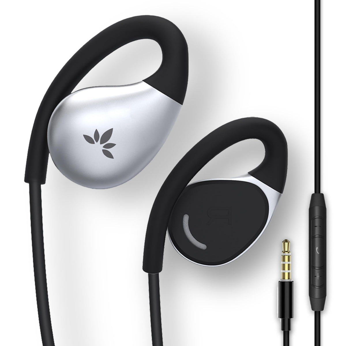 Avantree Resolve open-ear design shown for comfortable listening while staying aware.