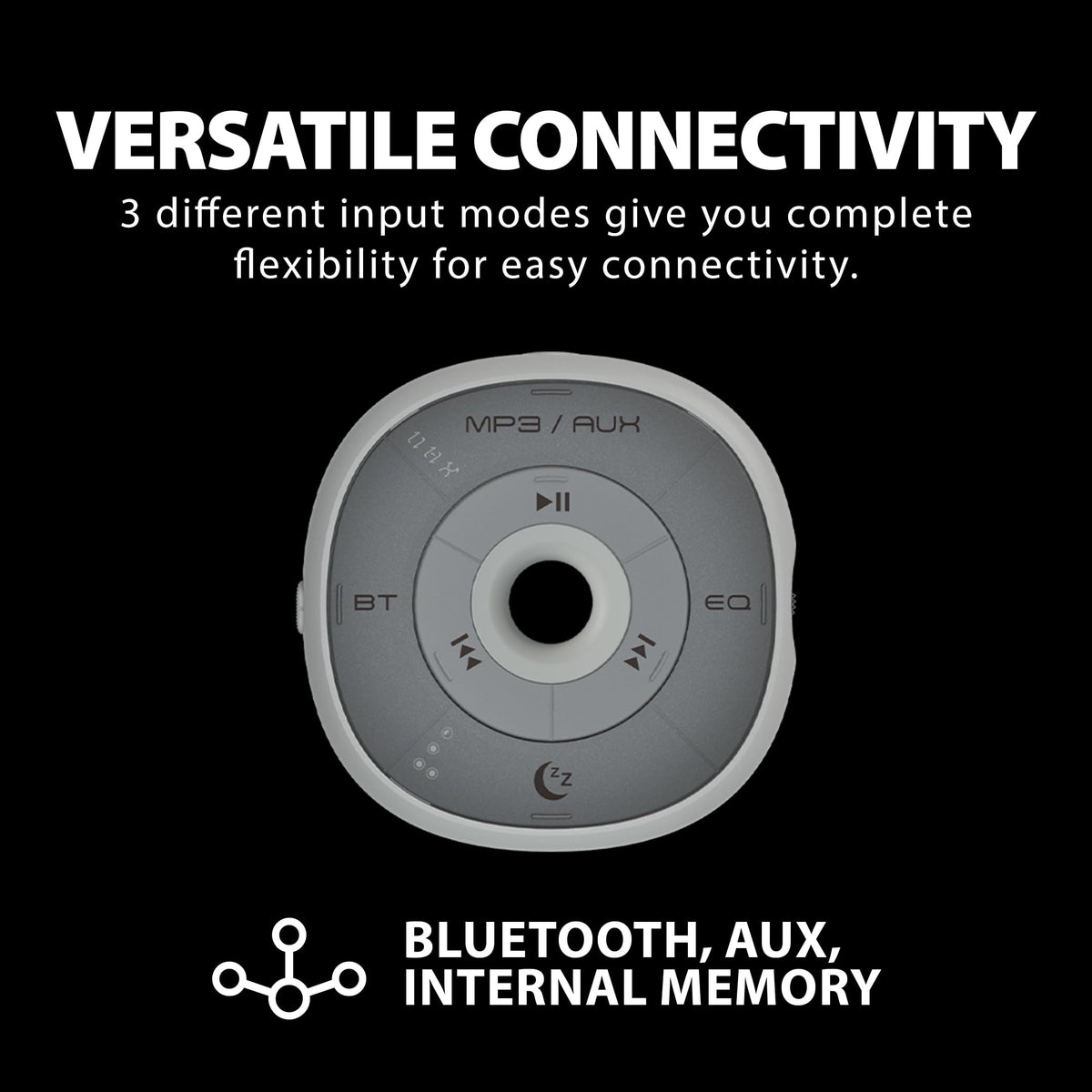 Avantree Slumber microSD slot detail enabling custom sleep audio