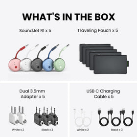 Works with Bose and other Bluetooth headphones for versatile use.