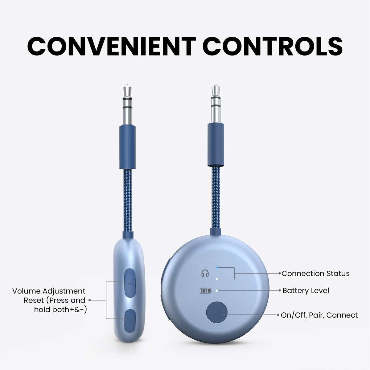 Avantree SoundJet R1 USB‑C charging connected showing continuous power benefit
