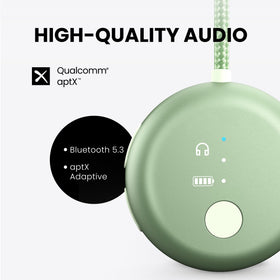 Avantree SoundJet R1 USB-C port closeup highlighting fast charging capability