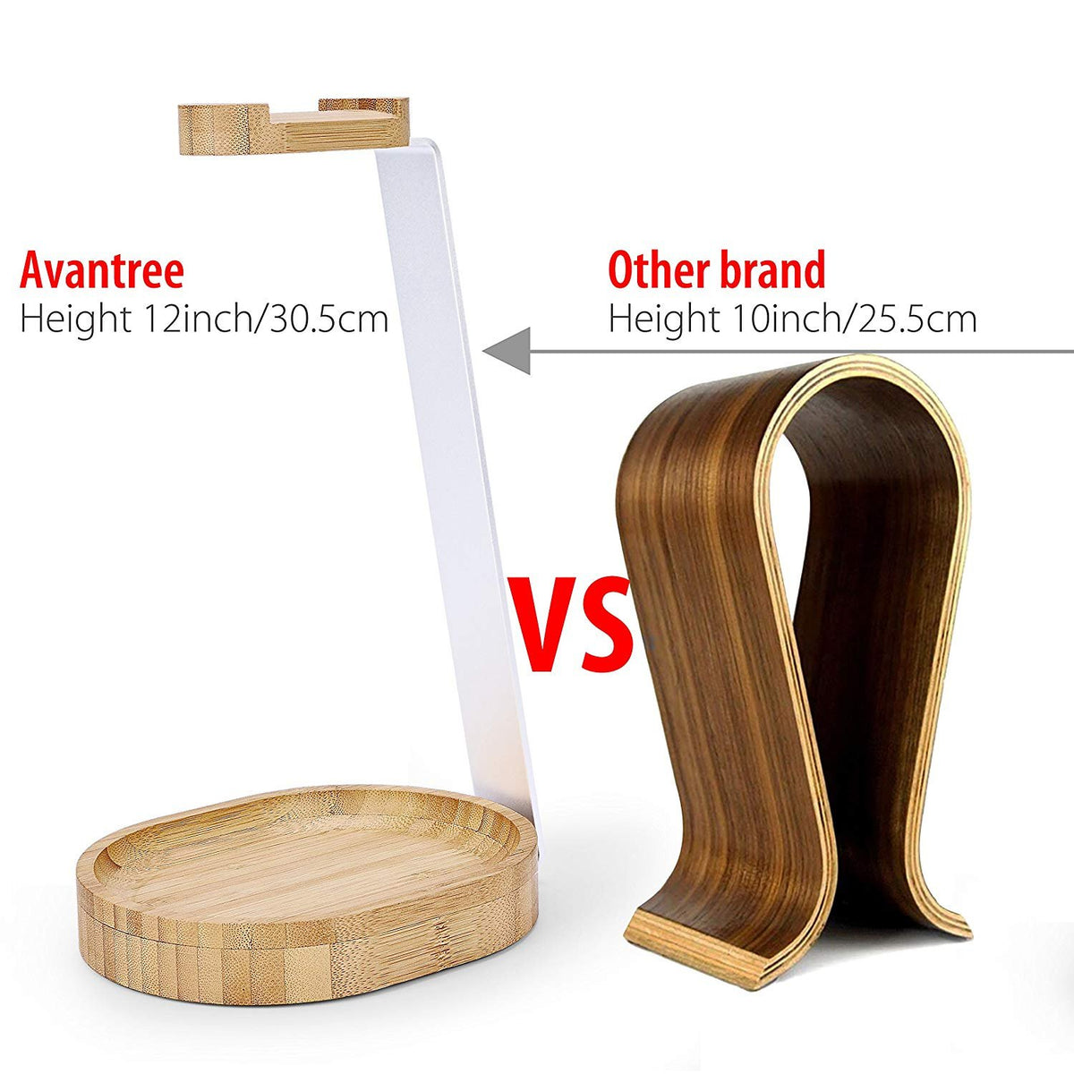 Avantree TR902 headphone hanger keeps devices ready for gaming or work.
