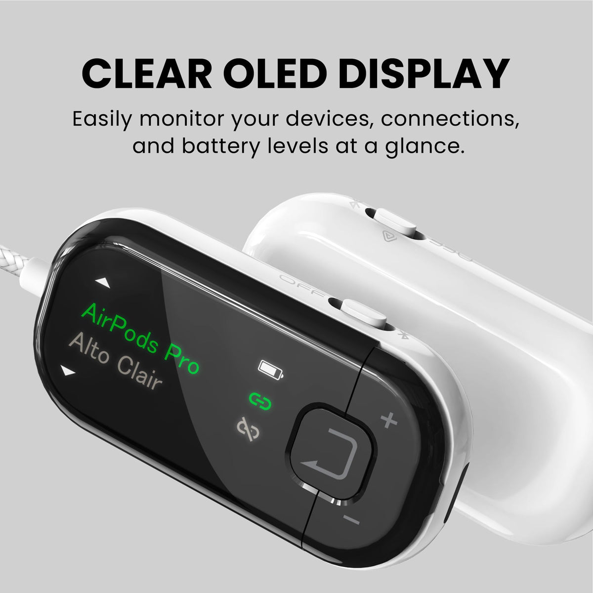 Avantree Voyager demonstrates Auracast sharing with multiple headphones.