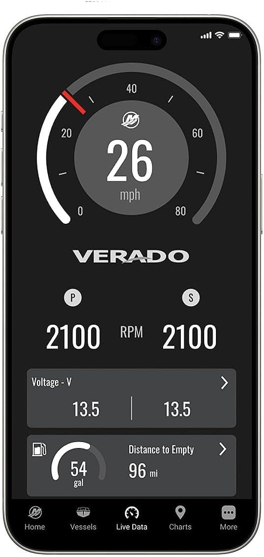 Avator range GPS map display shows battery level and estimated range